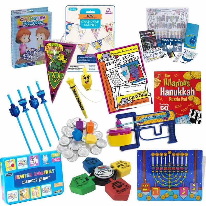 8 Days Of Hanukkah Fun For Kid S Gift Set