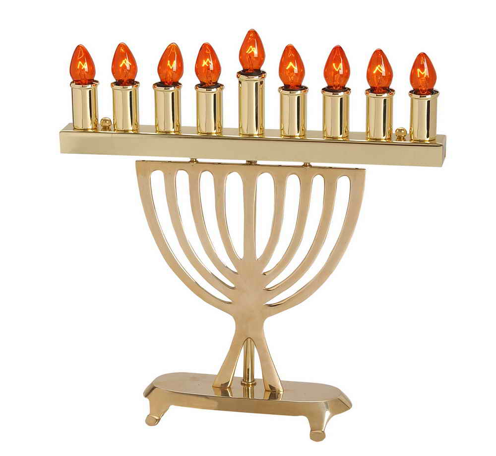 Electric Menorah For HanukkahTraditional BrassHanukkah Gifts