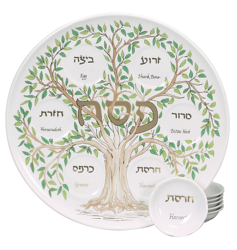 Passover GiftsTree Of Life Seder Plate
