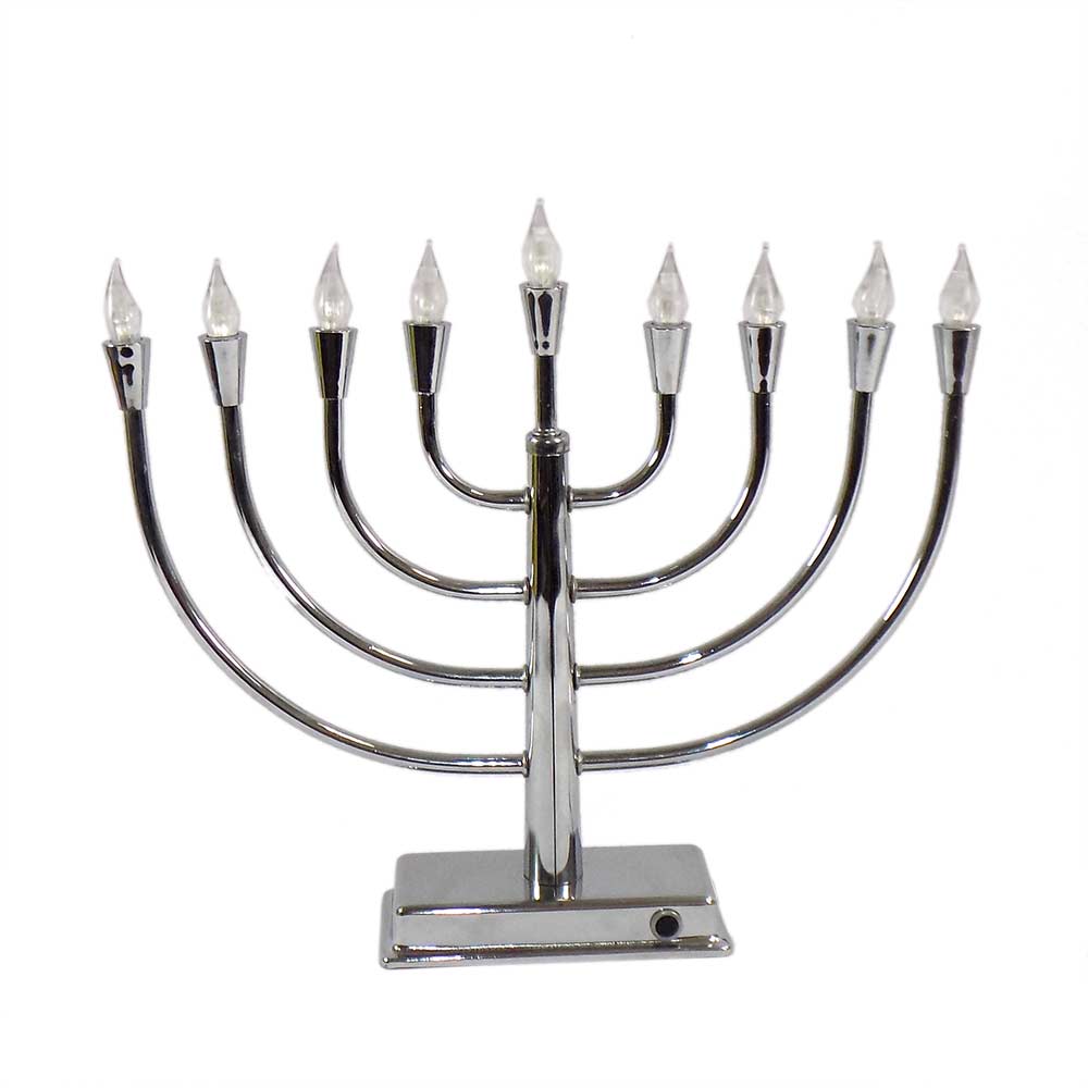 Electric Menorah For Hanukkah-L.E.D. Low Voltage