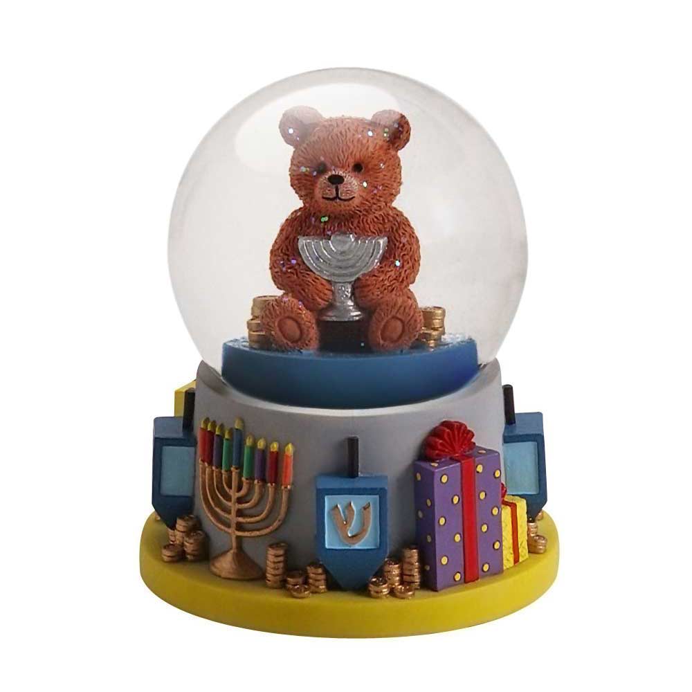 teddy bear snow globe