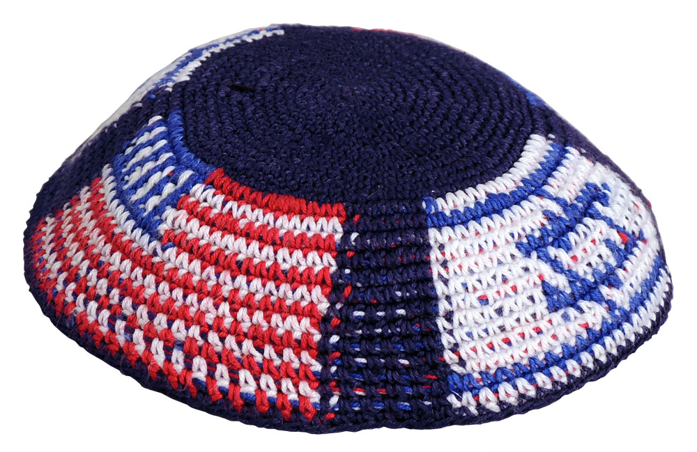 Patriotic Knitted Kippah