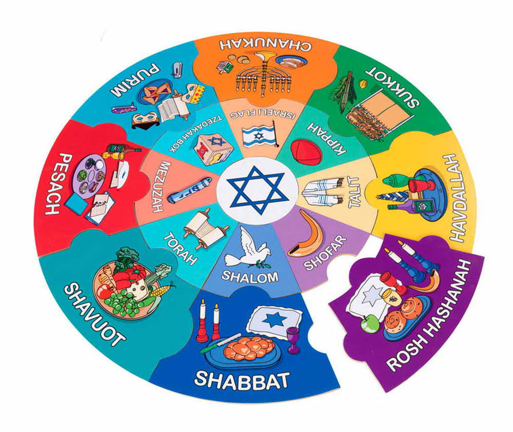 Judaica Holiday Learning Puzzle