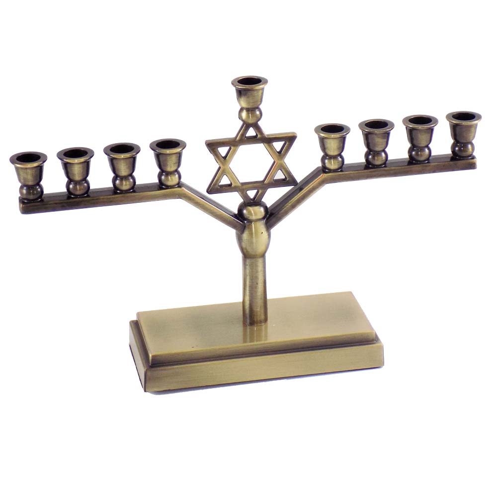 Star Of David Hanukkah Menorah Stock Photo 119287345
